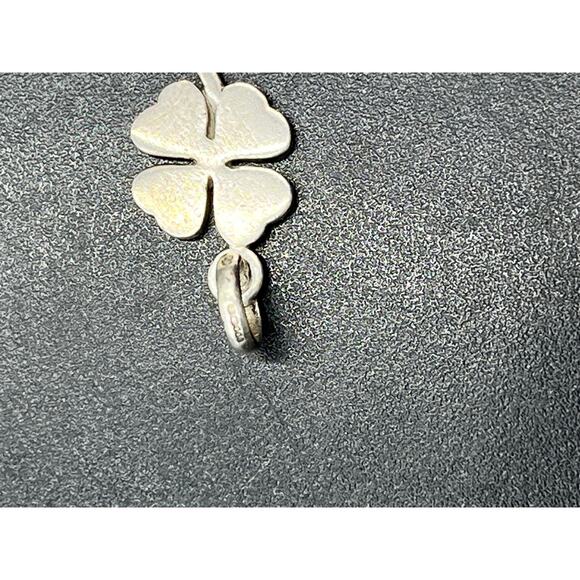 Links of London Sterling Silver Lucky Four Leaf Clover Charm Logo Stamped 925 - Picture 7 of 9